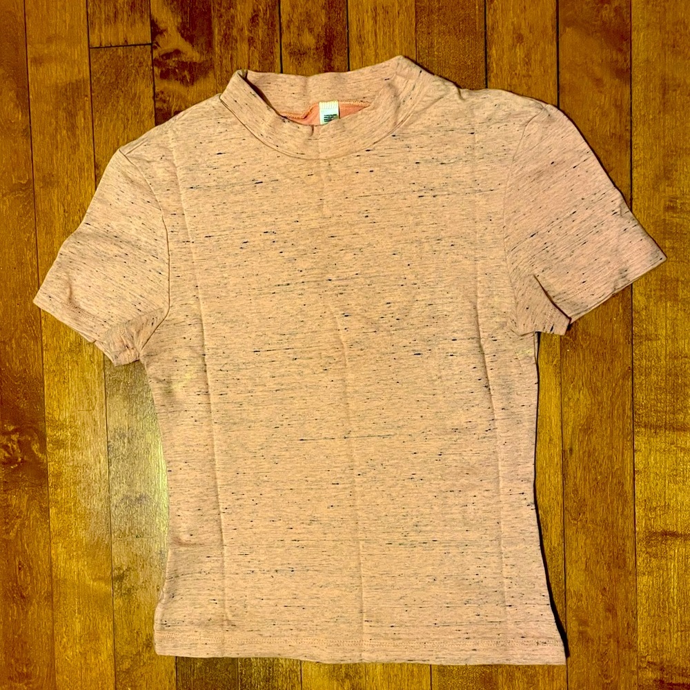 American Apparel Mock Neck - Pink